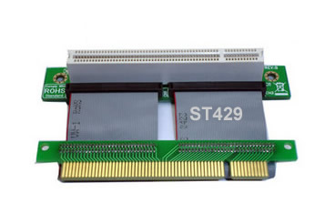 ST429 PCI 32bits riser card with high speed flexible cable (Left side inserction) 